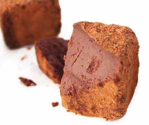 Truffes de chocolat cru aux noisettes Recette